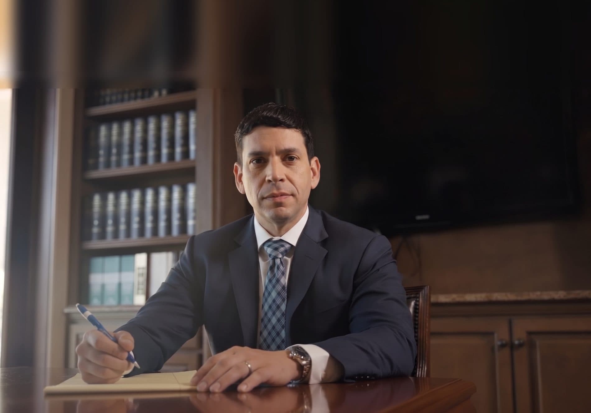 Chris Corzo at his desk